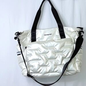 HEDGREN Softy handbag tote - Pearly White